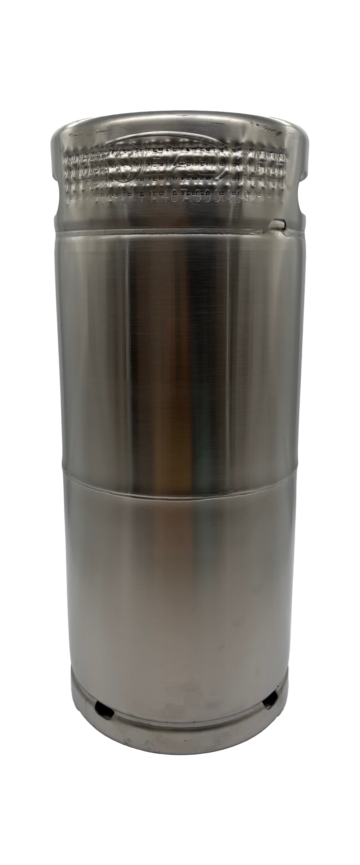 SLIM 20L Stainless Steel KEG Ø 237 mm MY 2018/2019 - non-stackable - with Fitting / spear